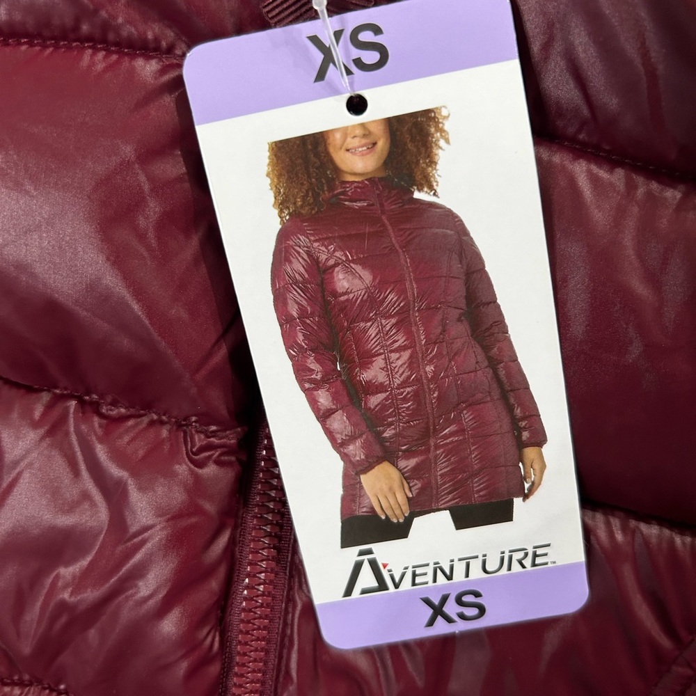 Aventure Ladies' Puffer Jacket with Hood XS NWT